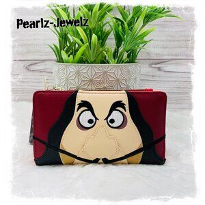 Loungefly Disney Peter Pan Captain Hook Figural Cosplay Wallet NWT